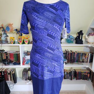 Lularoe Dipped Julia Dress XS NWT